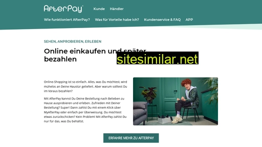 afterpay.de alternative sites