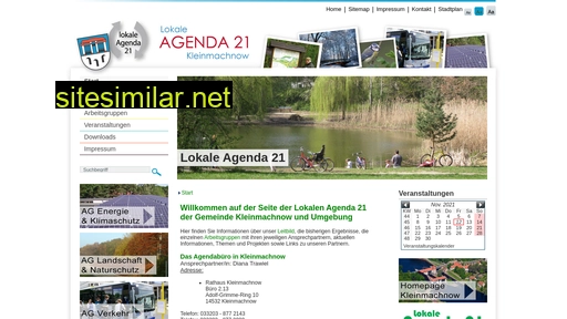 agenda21-kleinmachnow.de alternative sites