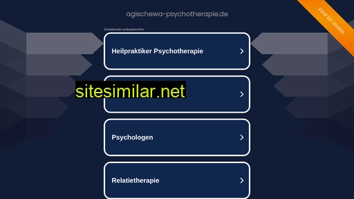 Agischewa-psychotherapie similar sites