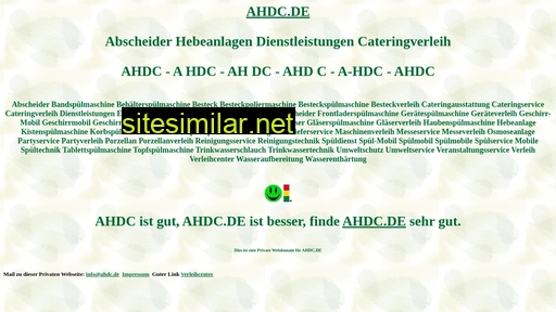 Ahdc similar sites