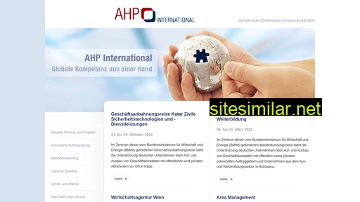 Ahp-international similar sites