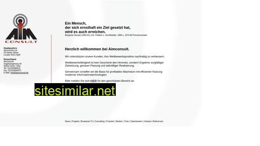 aimconsult.de alternative sites