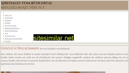 airedales-vom-buehlertal.de alternative sites