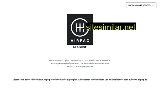 airpaq-b2b.de alternative sites