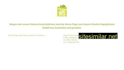 airport-shuttle-zugspitzland.de alternative sites