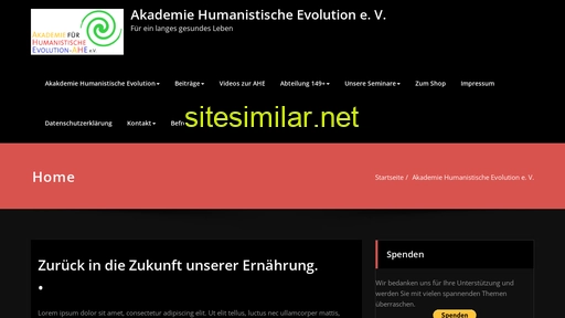 Akademie-humanistische-evolution similar sites