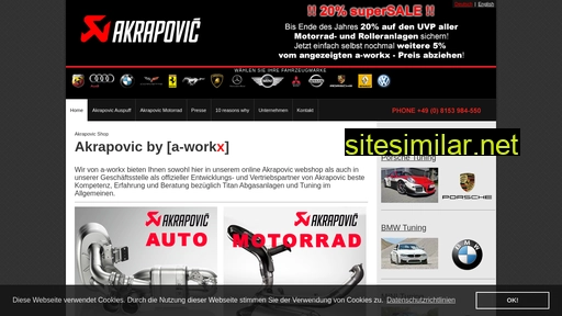 akrapovic-shop.de alternative sites