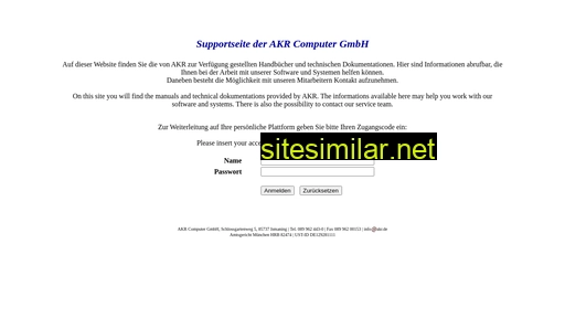 akr-support.de alternative sites