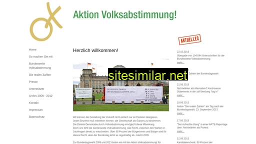 Aktion-volksabstimmung similar sites