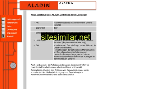aladin-gmbh.de alternative sites