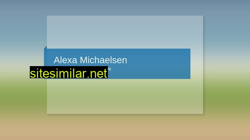 alexamichaelsen.de alternative sites