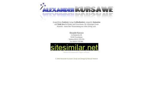 alexander-kursawe.de alternative sites