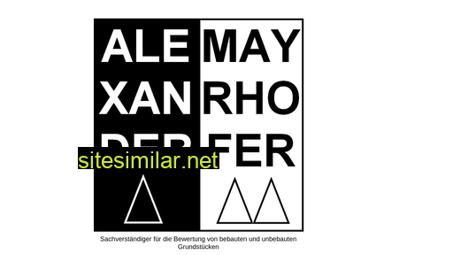 alexander-mayrhofer.de alternative sites