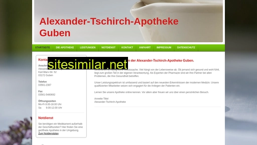 alexander-tschirch-apotheke.de alternative sites