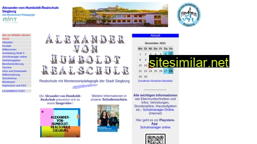alexander-von-humboldt-realschule.de alternative sites