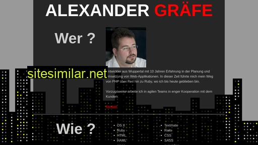 Alexandergraefe similar sites