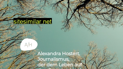 Alexandra-hostert similar sites