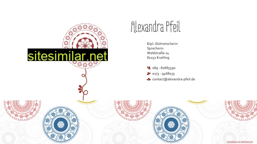 alexandra-pfeil.de alternative sites