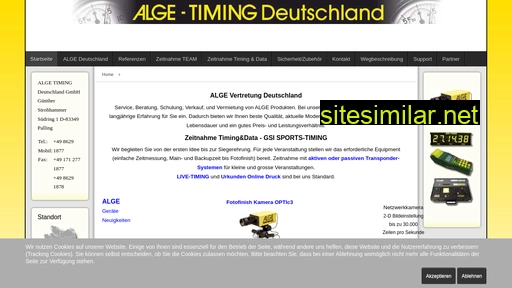 Alge-timing similar sites