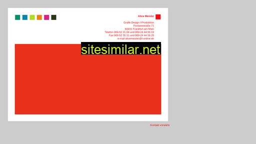 Alicemeister-design similar sites