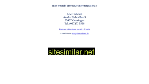 alice-schmitt.de alternative sites