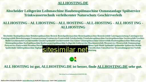 allhosting.de alternative sites