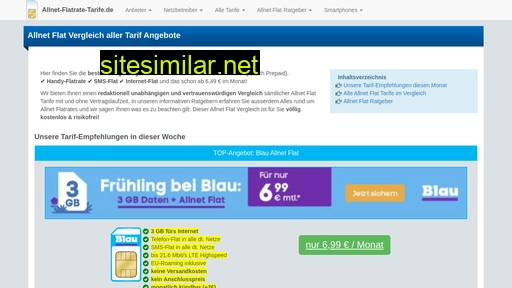allnet-flatrate-tarife.de alternative sites