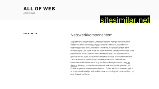 All-of-web similar sites