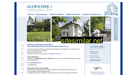 allwicher-immobilien.de alternative sites