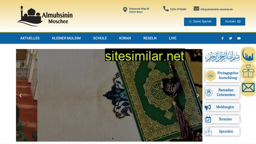 almuhsinin-moschee.de alternative sites