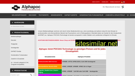 alphapoc-europe.de alternative sites