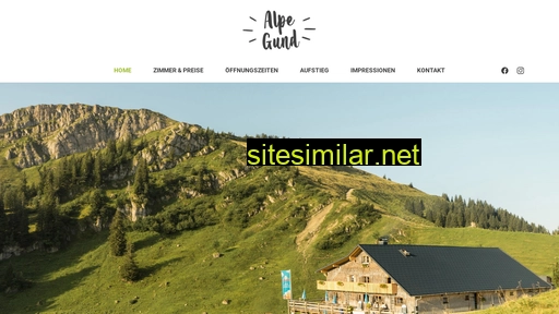 alpe-gund-huette-immenstadt-allgaeu.de alternative sites