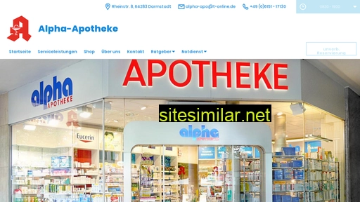 alpha-apotheke-darmstadt.de alternative sites