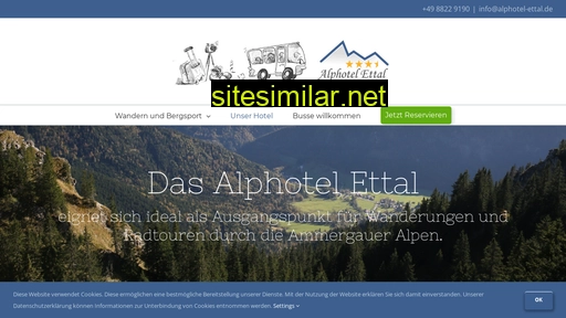 alphotel-ettal.de alternative sites