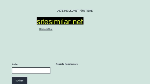 alte-heilkunst-fuer-tiere.de alternative sites