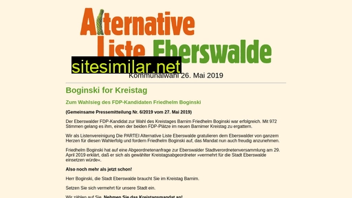 alternative-eberswalde.de alternative sites