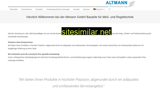 Altmann-gmbh similar sites