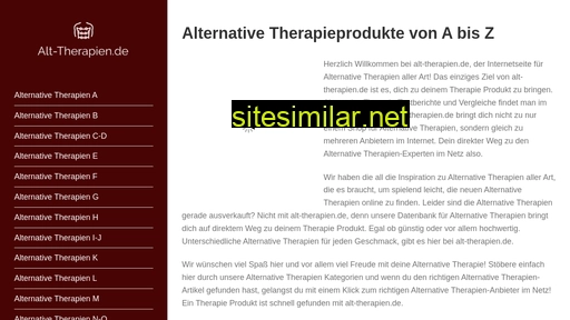 alt-therapien.de alternative sites