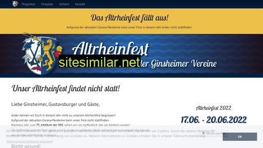 altrheinfest.de alternative sites