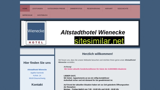 Altstadthotel-wienecke similar sites