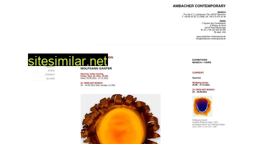 ambacher-contemporary.de alternative sites