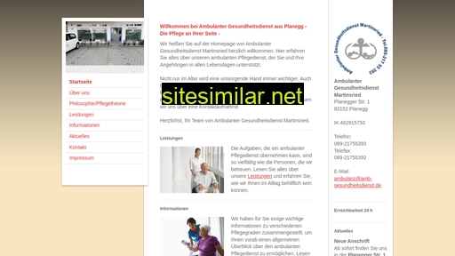amb-gesundheitsdienst.de alternative sites