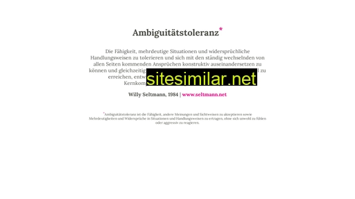 ambiguitaetstoleranz.de alternative sites
