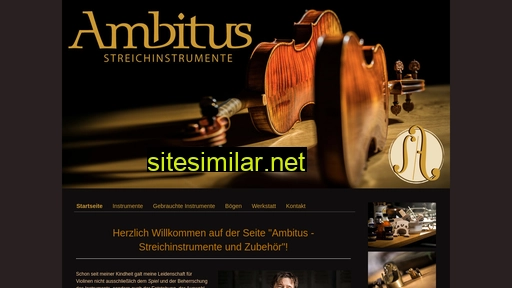 ambitus-streichinstrumente.de alternative sites