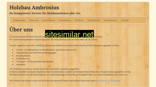ambrosius-holzbau.de alternative sites
