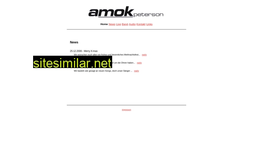 amok-peterson.de alternative sites