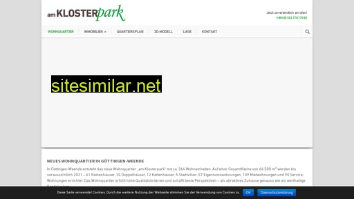am-klosterpark.de alternative sites
