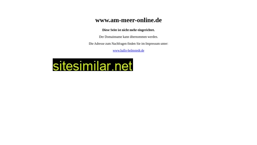 am-meer-online.de alternative sites