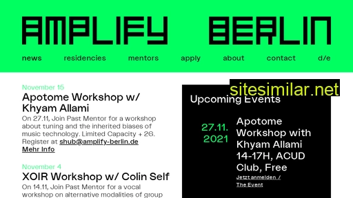 amplify-berlin.de alternative sites