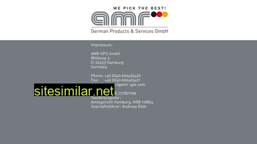 amr-gps.de alternative sites